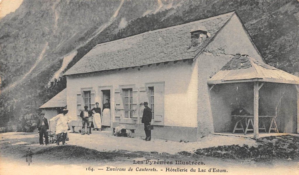Hôtellerie du lac d'Estom au début du 20e siècle