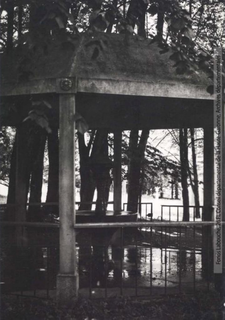 La buvette du parc thermal.