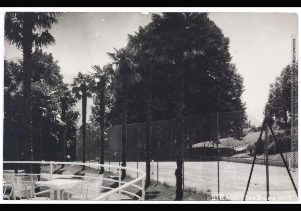 Parc thermal : les tennis.
