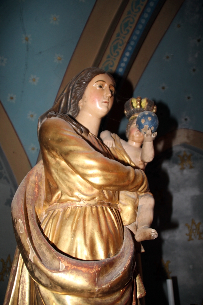 groupe sculpté : Vierge à l'Enfant