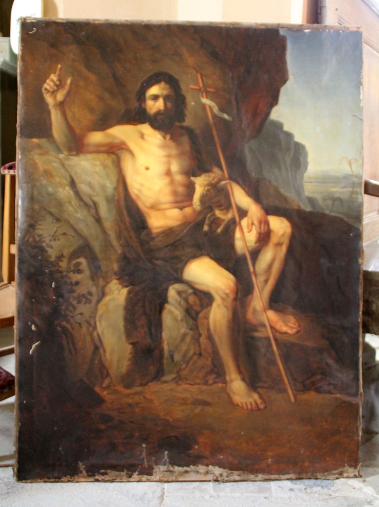 Tableau : Saint Jean-Baptiste au désert