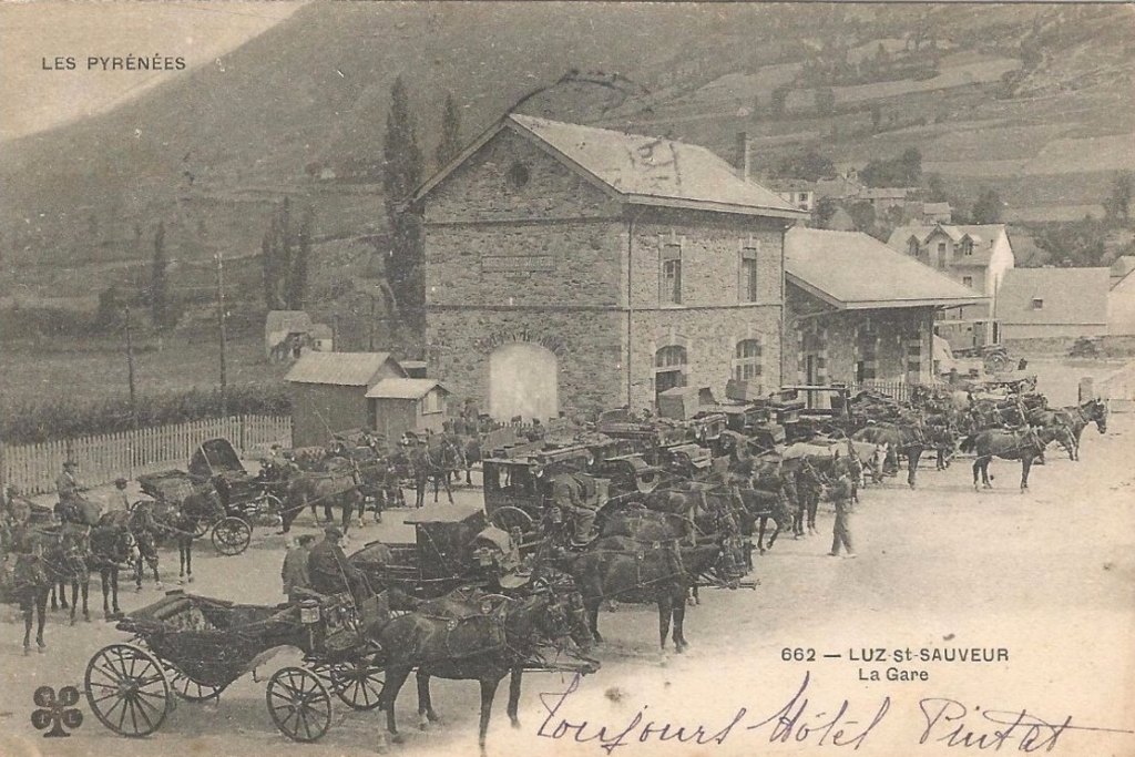 Gare de Luz-Saint-Sauveur au début du 20e siècle