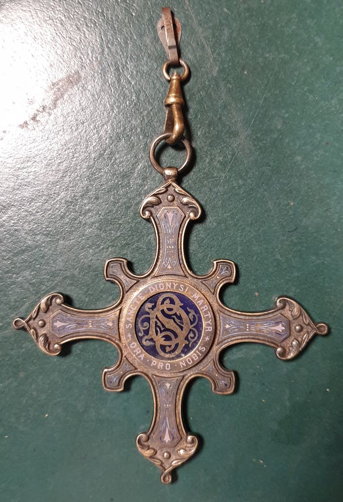 Croix pectorale de chapitre de Saint-Denis de la Réunion