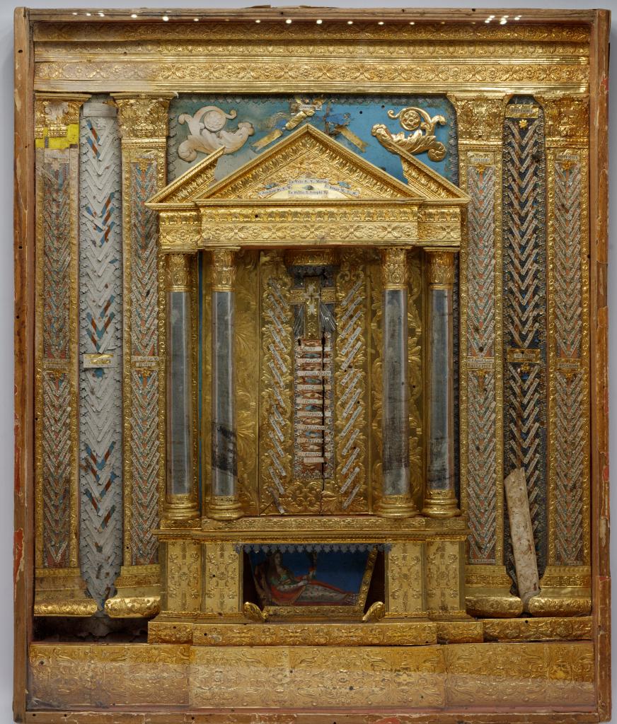 vue d'ensemble du reliquaire