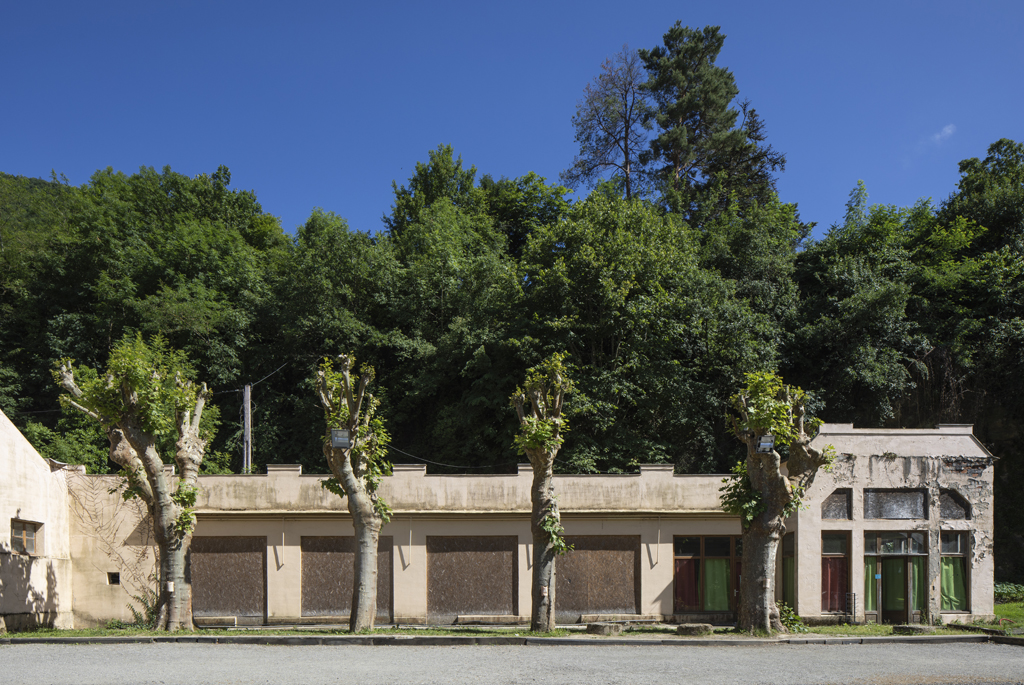 Façade de l'extension située à l'ouest de l'établissement thermal.