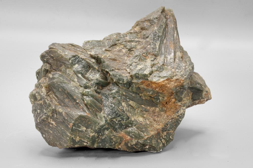 Echantillon de "Praser ou quartz hyalin vert obsur" identifié PL284 découvert à "Breitenbrunnen en Saxe"