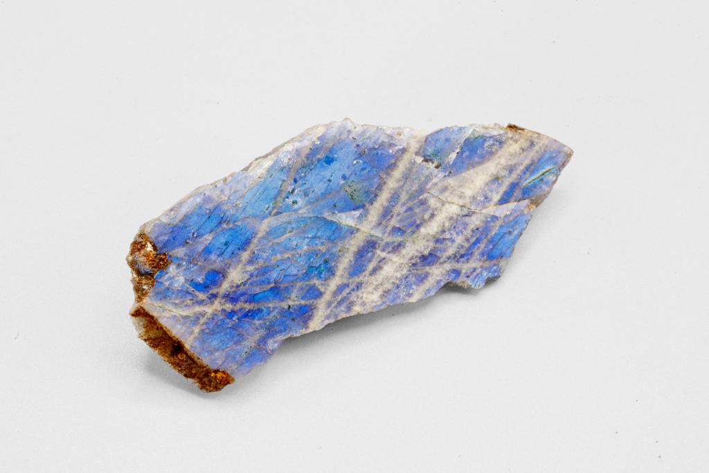 Echantillon de "Labradorite ou feldspath opalin" identifié PL511 découvert à "Isle de Saint Paul, à la Côte du Labarador"