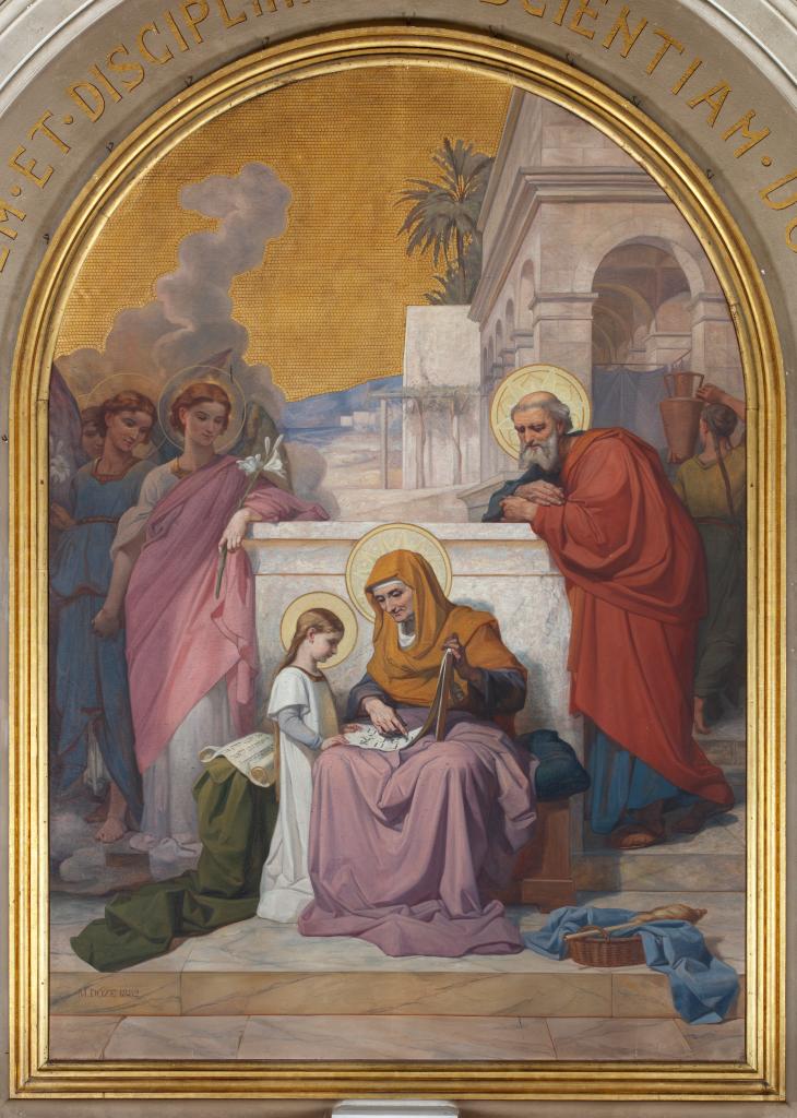 Tableau : Education de la Vierge