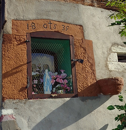 Vue d'ensemble de l'oratoire de la Vierge.