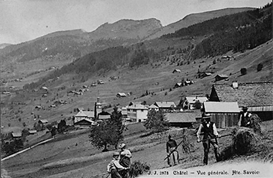 Vue générale. Haute-Savoie. Carte postale.