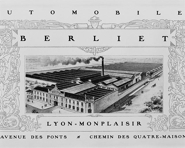 Vue générale de l'usine, 1906.