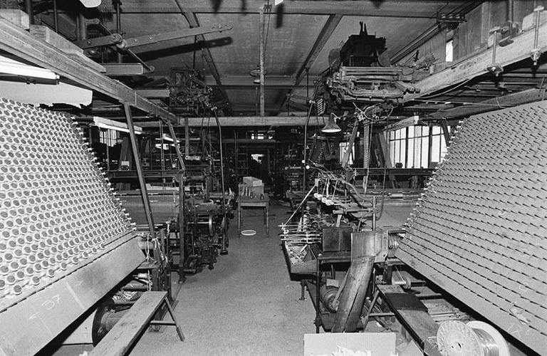 Vue d'ensemble atelier tissage