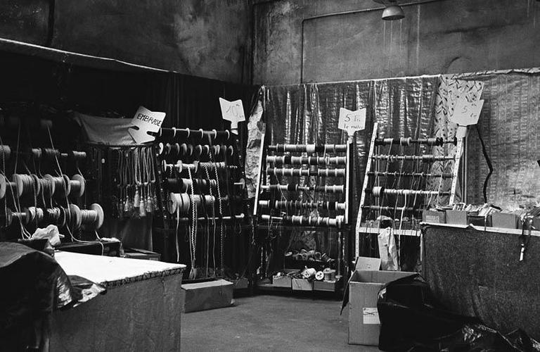 Vente annuelle de passementerie dans l'usine