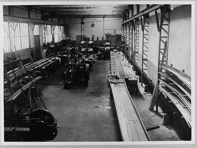 atelier tréfilerie, archive privée DLMI