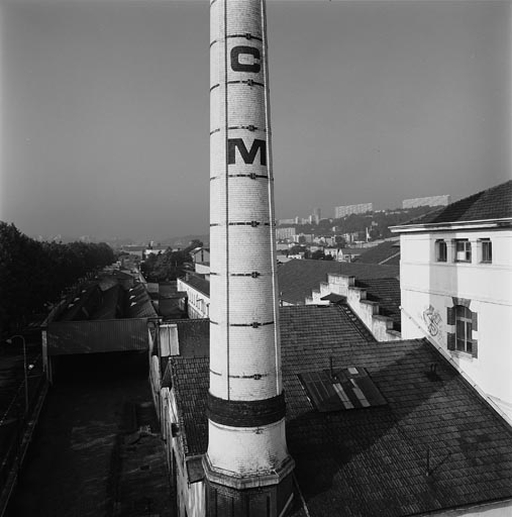 Vue d'ensemble nord, à gauche imprimerie