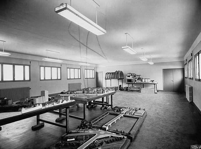 Salle des maquette localisée dans le bâtiment administratif