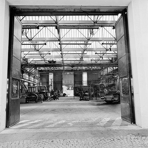 Vue inyérieure du hall mécanique