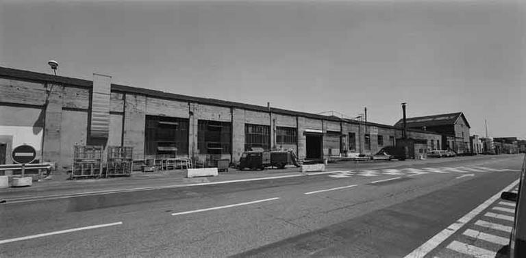 Usine moteur, vue ouest, avenue B