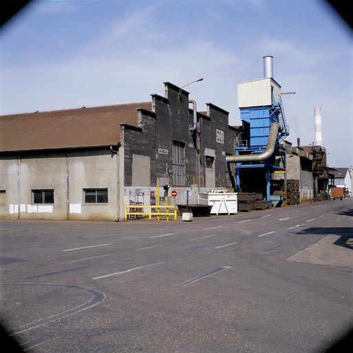 Fonderie, vue nord, parachèvement sud prés de la porte C.