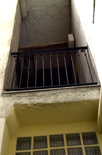 27 rue Delandine. Escalier à cage ouverte