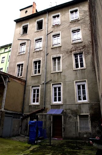 Elévation du corps de bâtiment sur cour