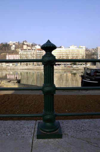 Détail d'un balustre du garde-corps