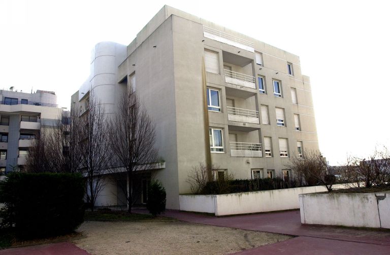 Vue d'ensemble de l'immeuble rue Bichat, depuis le nord-ouest