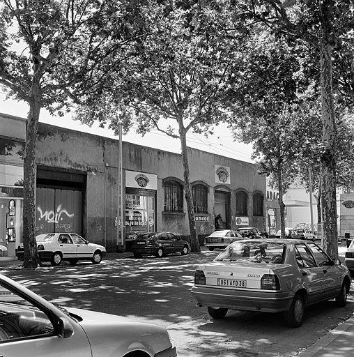 Vue nord du site : façade avenue Félix Faure