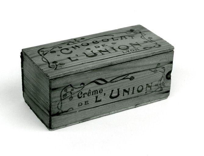Boîte de chocolat en bois
