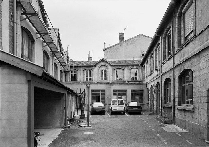 Cour intérieure, vue nord