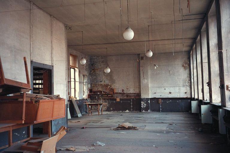 Vue intérieure des ateliers