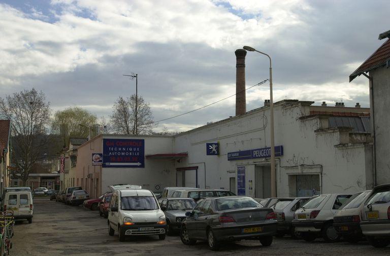 Vue d'ensemble nord du site prise de la rue du Bourbonnais