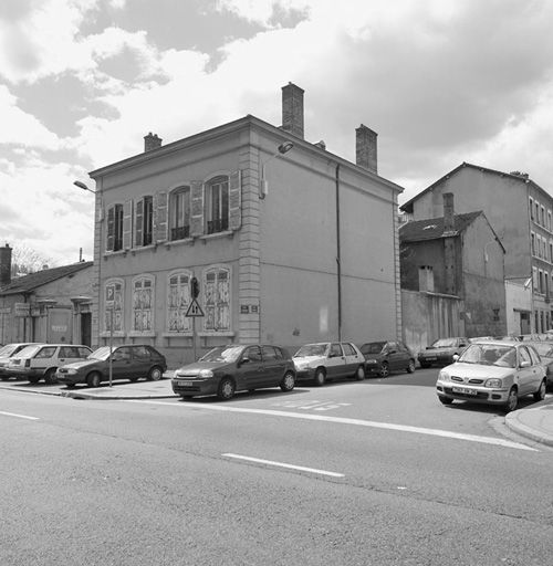 Détail maison patronale angle quai Perrache et rue Ravat