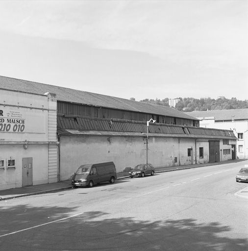 Vue nord-est de l'atelier
