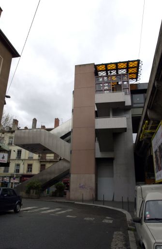 Porte sud : vue de profil de la rue Dugas-Montbel