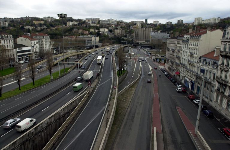 Ensemble du trafic routier et autoroutier entre la Saône et le centre d'échanges