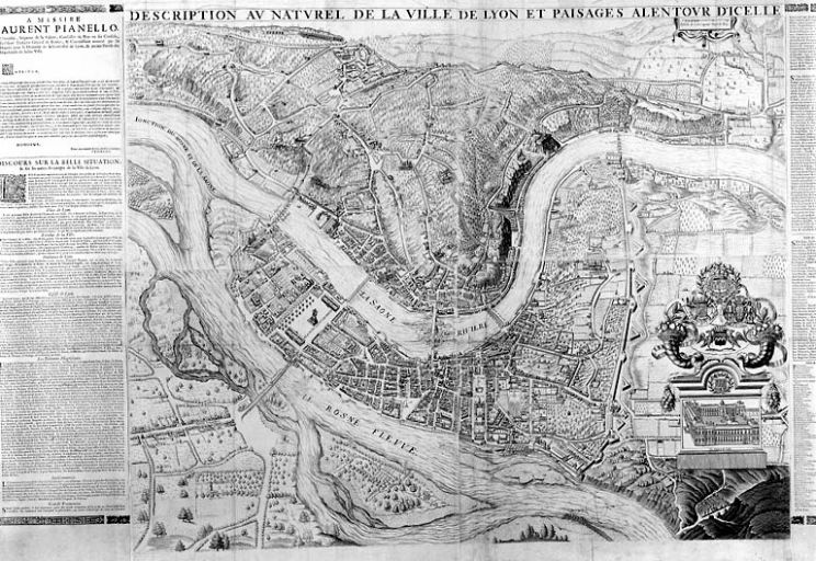 Plan de Simon Maupin, 1659