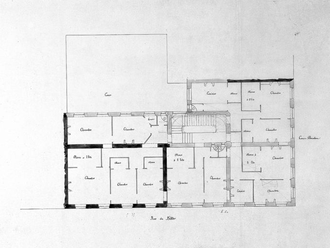 5 quai Perrache, distribution des logements