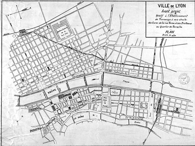 Avant-projet relatif à l'établissement des tramways