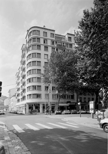 Vue générale, cours Charlemagne