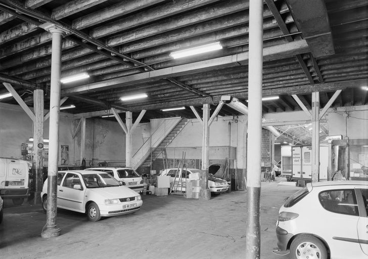 Vue d'ensemble du hangar quai Perrache