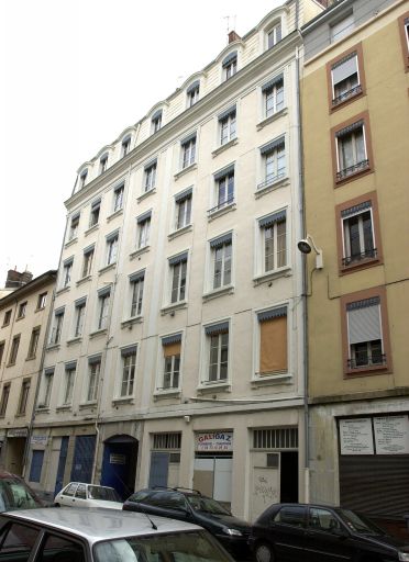 Elévation rue Denuzière