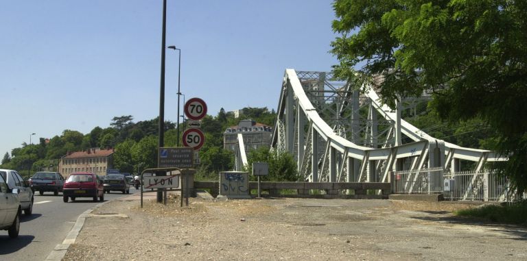 Vue depuis le quai Perrache, au nord