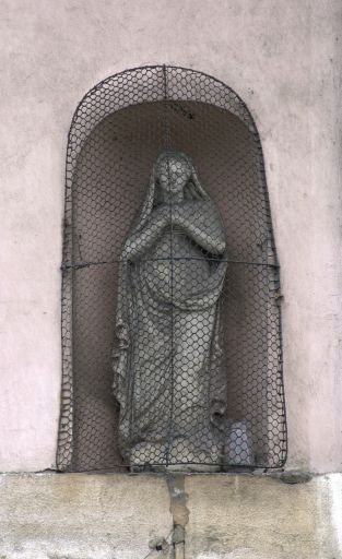 Détail de la statue de la Vierge