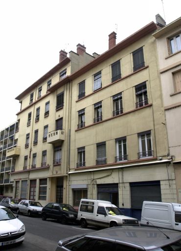 Elévation rue Ravat depuis l'est