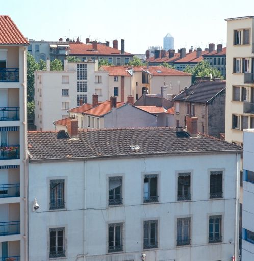 Elévation postérieure depuis le toit du collège Jean-Monnet