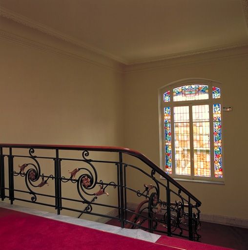La cage d'escalier au sixième étage