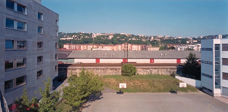 La gare de marchandises depuis l'est