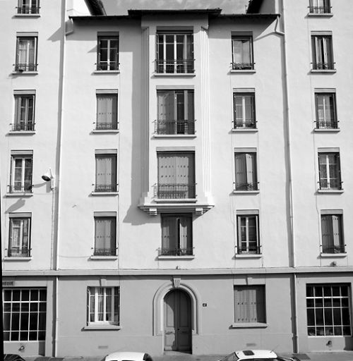 Elévation, 47 rue Smith, vue de face