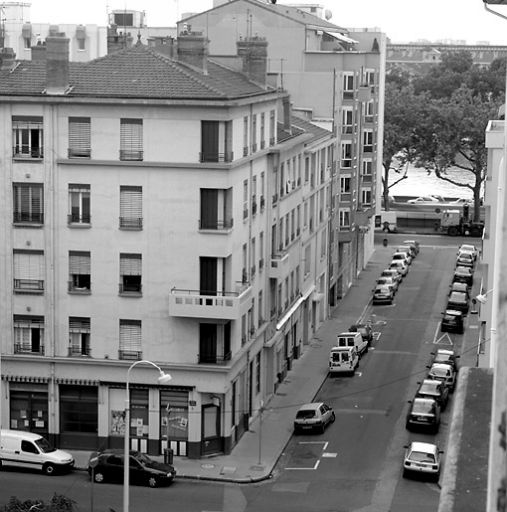 Vue de la rue Ravat depuis l'ouest